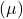  (\mu) 