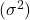  (\sigma^2) 